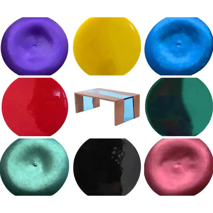 Résines de coulée et pigments