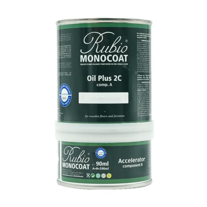 Huile Rubio Monocoat Oil Plus 2C 390 ml - pour bois intérieur