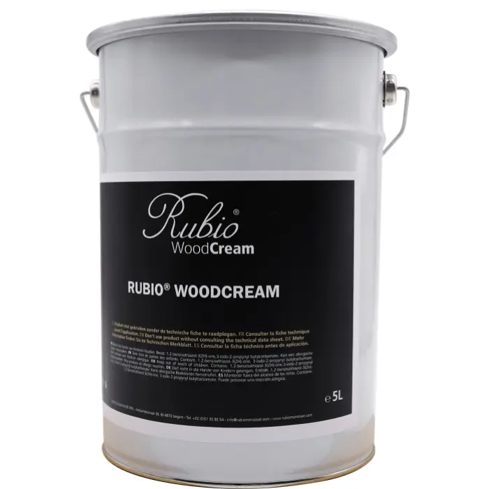 WoodCream – Peinture bois extérieur monocouche Rubio Monocoat - 5 L
