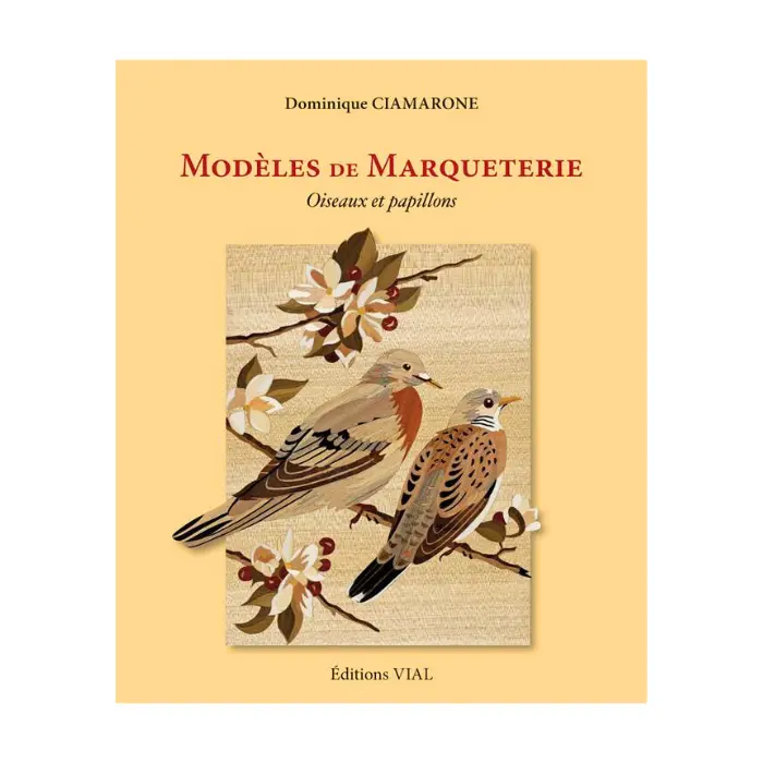 Modèles de marqueterie - Oiseaux et papillons