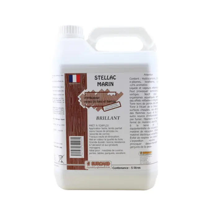 Vernis polyuréthane marin brillant - Stellac