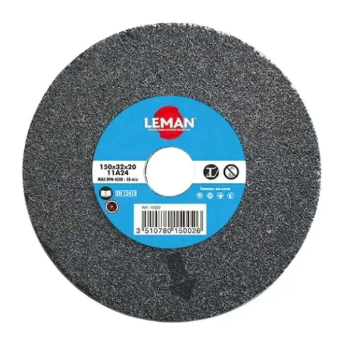 Meule vitrifiée grise Ø 200 x 32 mm grain 60