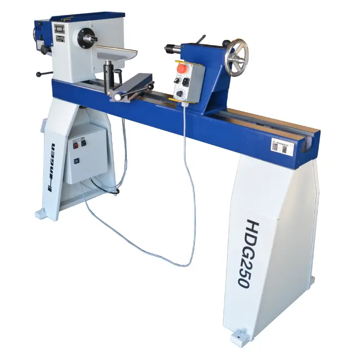 Tour à bois 250 mm hauteur de pointe 3 CV - HDG250