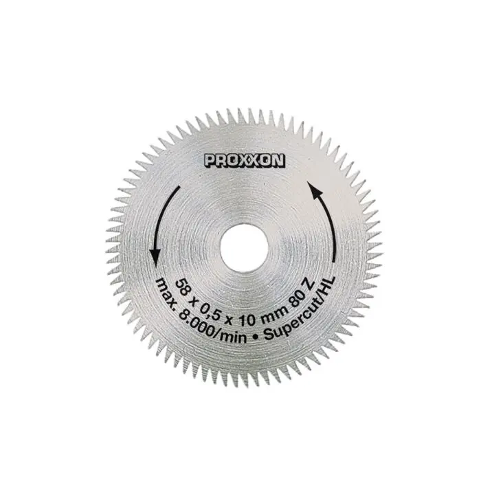 Lame de scie circulaire Super-Cut Ø58 mm 80 dents - Micromot