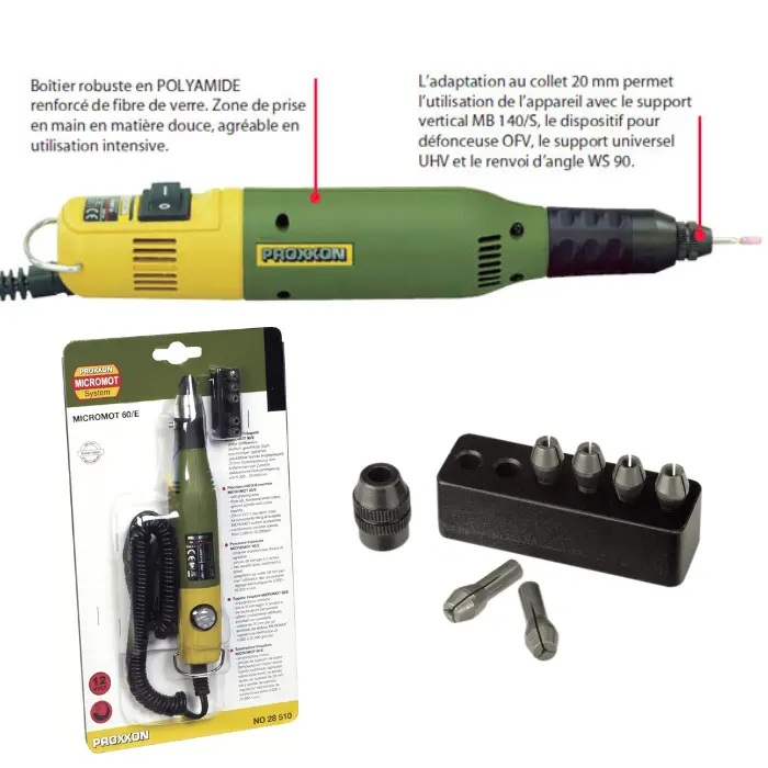 Perceuse-fraiseuse 12-18 V 40 W - MICROMOT 50/E