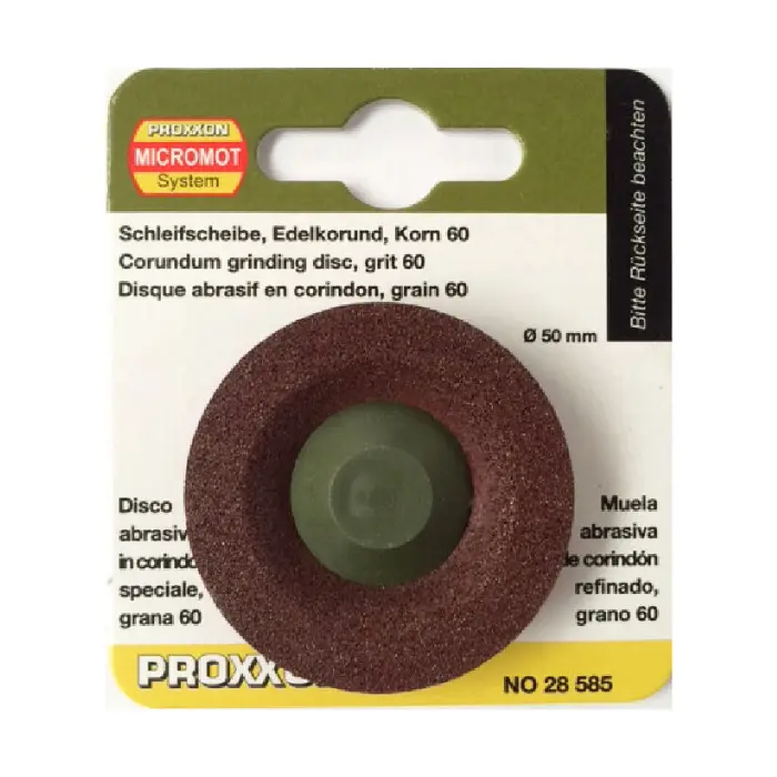 Disque abrasif corindon grain 60 Ø 50 mm pour LWS