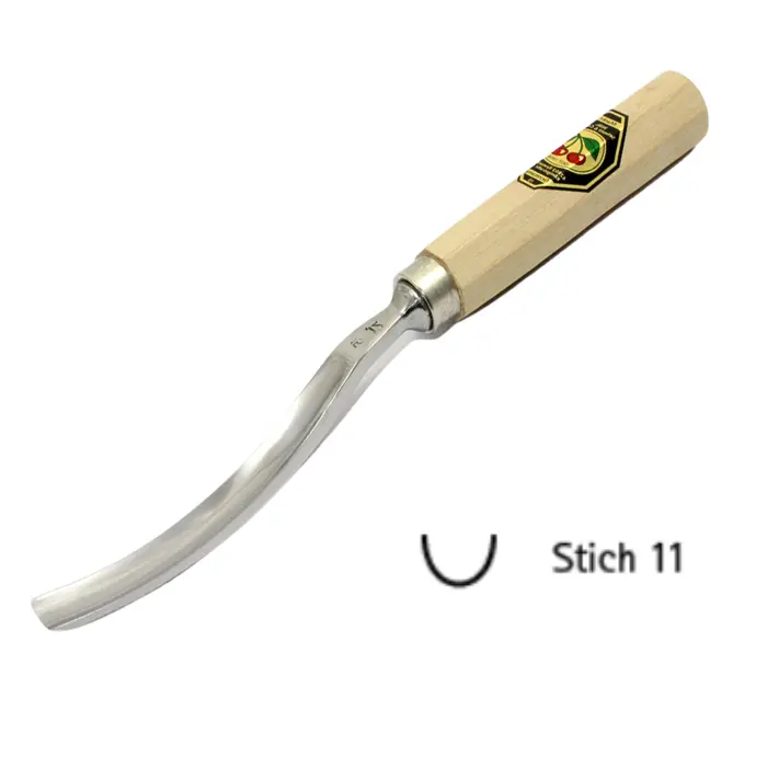 Gouge courbée 18 mm coupe n°11 - 3120