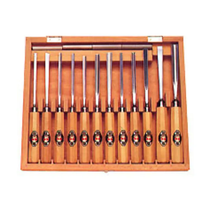 Coffret 18 ciseaux de sculpteur en boîte carton
