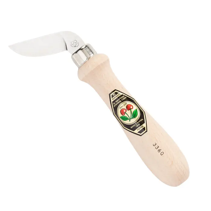 Couteau de sculpteur courbé de côté tranchant courbé 25 cm