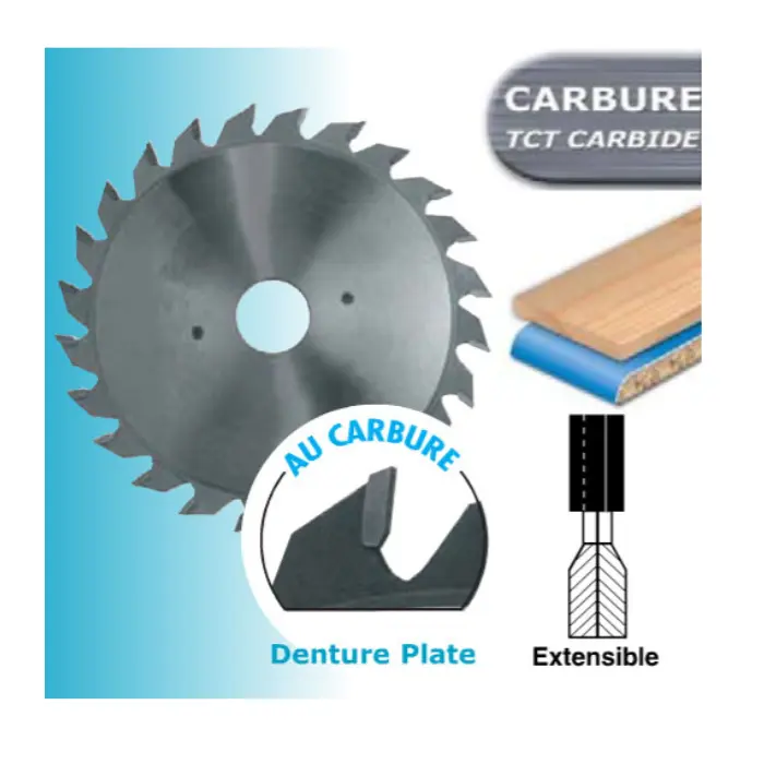 Inciseur extensible HM 2,8-3,6 2× dents