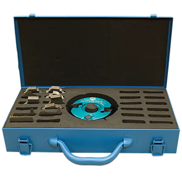 Coffret porte-outils à profiler H50 Al. + paires de fers