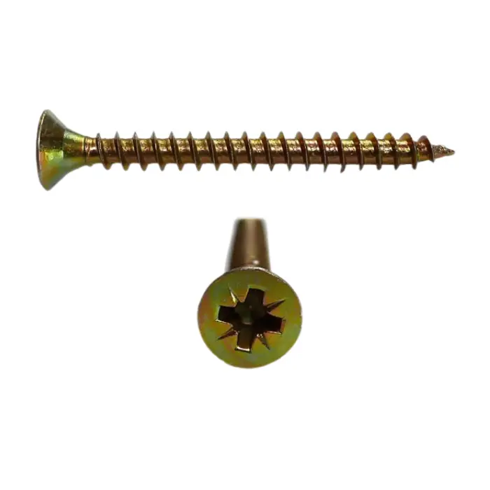Vis à bois TF PZ Zn 6×80 mm filetage partiel (×150)