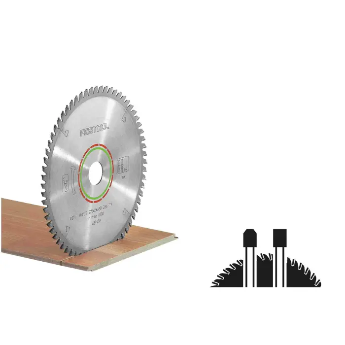 Lame de scie mélaminés/HPL Ø190 x 2,6 mm 54 dents - TF54