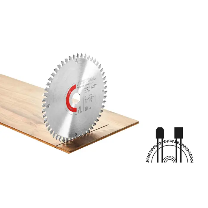 Lame de scie spéciale parquet et polymères Ø210 x 2,4 x 30 mm TF60