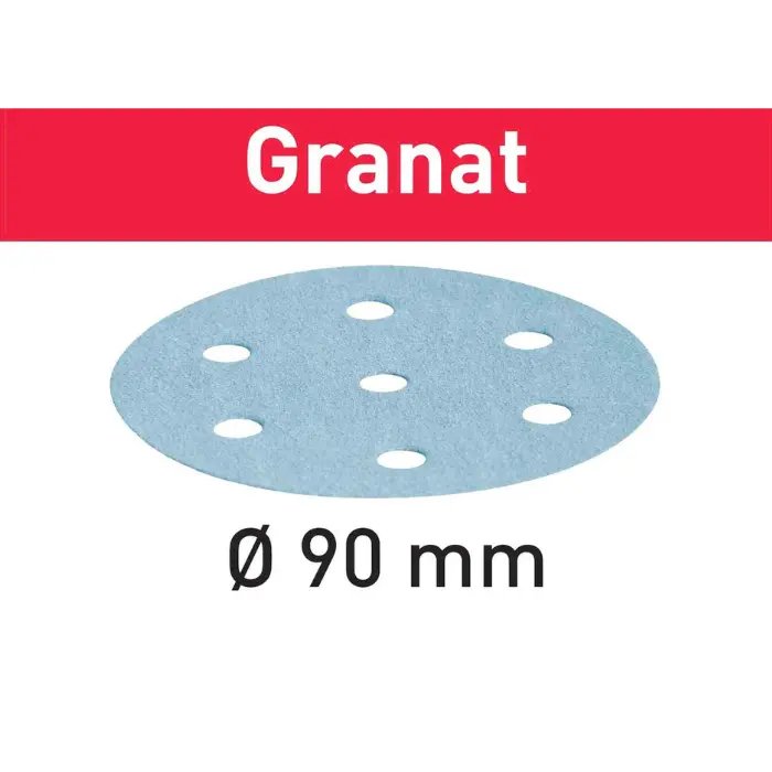 Disques abrasifs Granat Ø90 mm StickFix - (boîte de 100