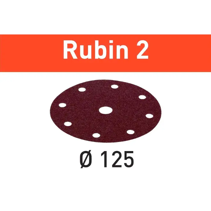 Disque abrasif Rubin 2 Ø125 mm grain boîte de 50