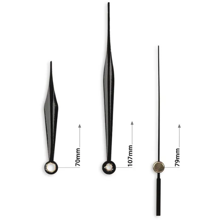 Jeu d'aiguilles style G noires
