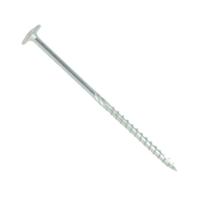 Vis de charpente tête disque ZI-BI Ø8×280 mm (boîte 25)