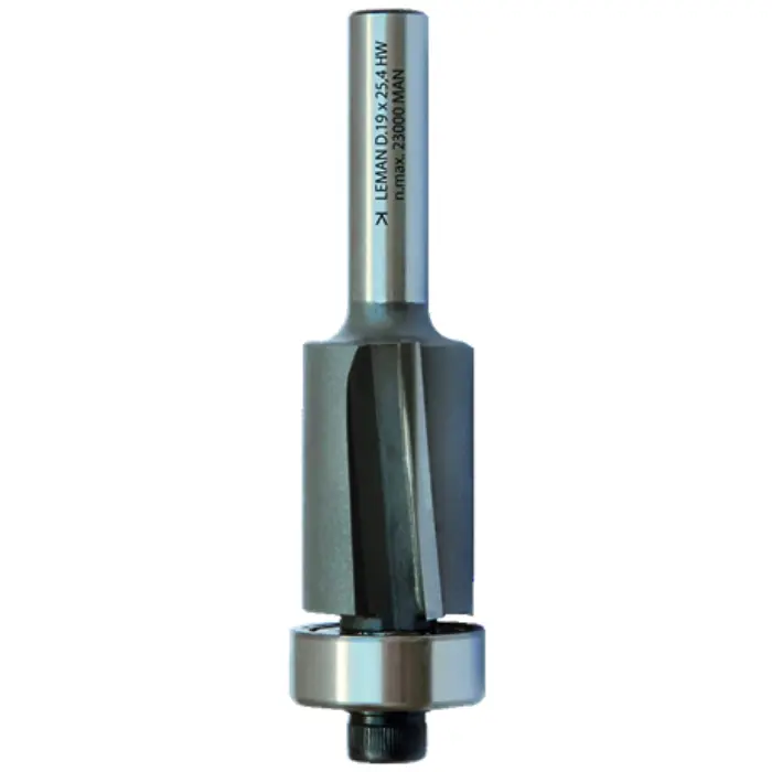 Mèche d'affleureuse biaisée Ø19 mm LU25 queue 8 mm