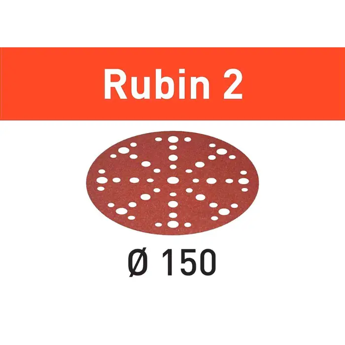 Disque abrasif Ø150 mm grain boîte de 50 - Rubin 2