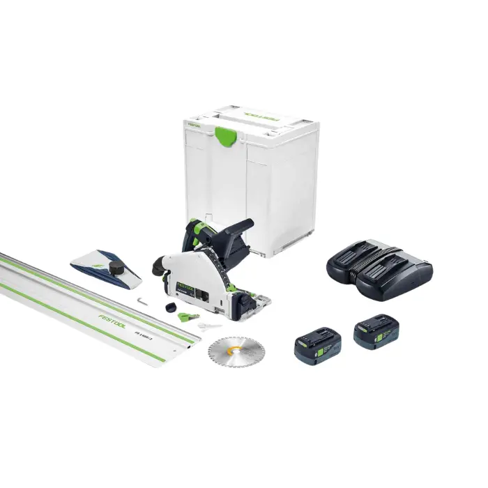 Scie plongeante sans fil 160 mm 5,0 Ah + rail FS 1400/2 - TSC 55 KEBI-Plus/XL-FS