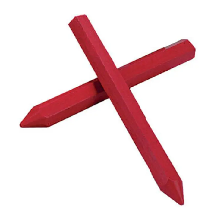 Craie forestière rouge 120 mm boîte de 6