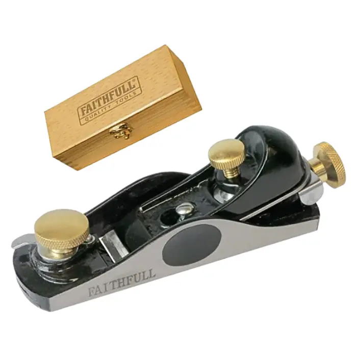 Rabot d'ébéniste n°60 1/2 fer 35 mm en coffret bois