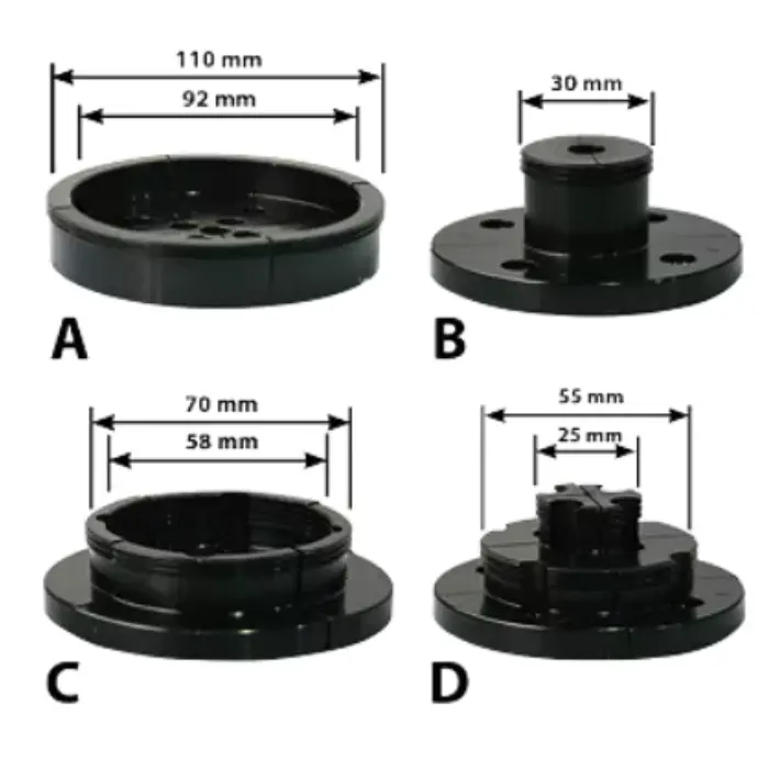 Coffret 4 jeux de mors pour mandrin M33×3,5