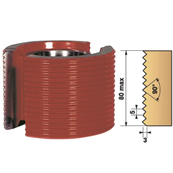 Fraise à jointer HSS Ø120 mm H120 mm Al50
