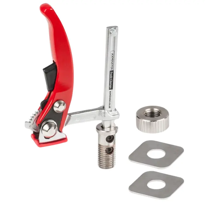 Serre-joint à cliquet action rapide pour établi 20 mm