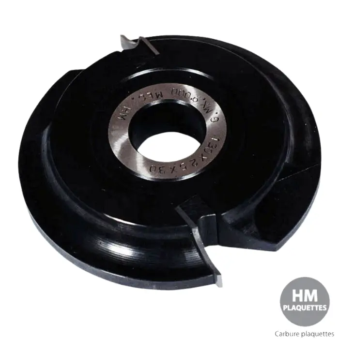 Porte-outils 1/4 de rond Ø130 mm R7,5 Z2