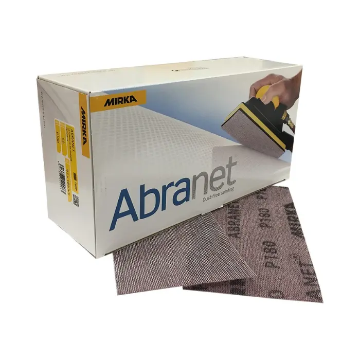 Feuille abrasive maille 93 180 mm grain boîte de 50 - Abranet