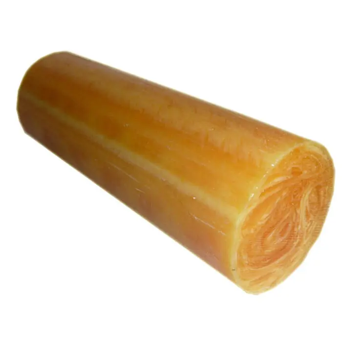 Ébauche ronde résine polyester Ambre Ø50 × 200 mm - COL 849