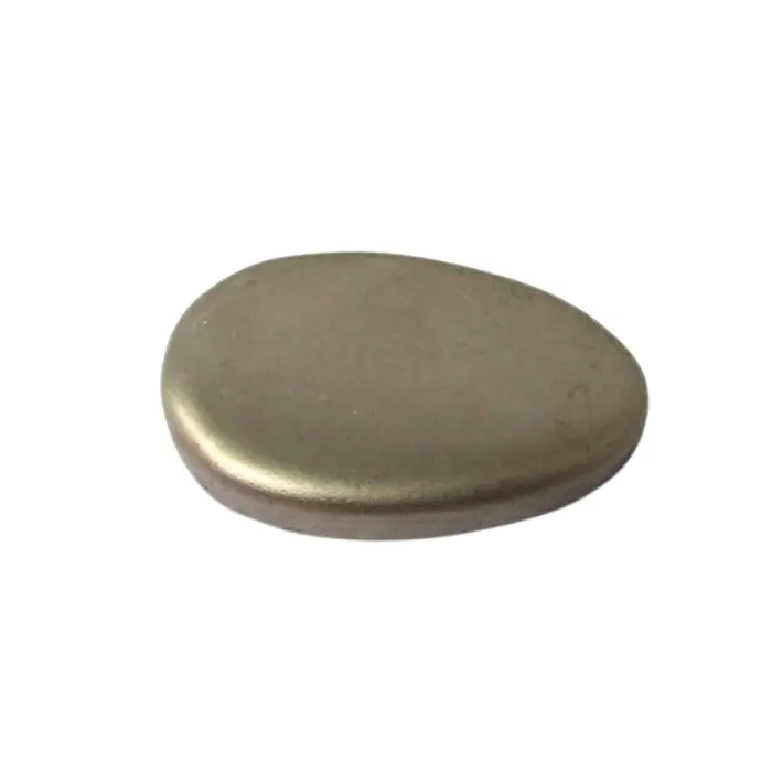 Coiffe de pommeau nickelée 45 × 30 mm