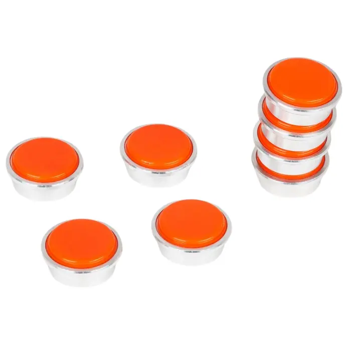 Butées d'établi basse hauteur aluminium - Lot de 8