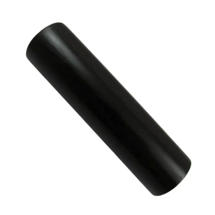 Cylindre corne de buffle noire Ø 32-35 × 100 mm