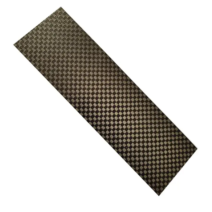 Plaquette fibre de carbone sergée 3K 120×40×6 mm