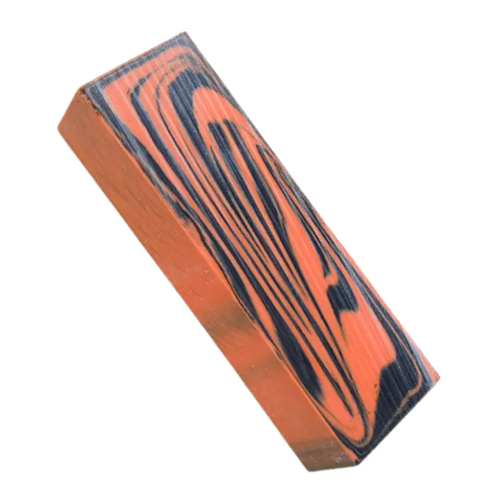 Ébauche de manche polyester tigre 30×35×114 mm