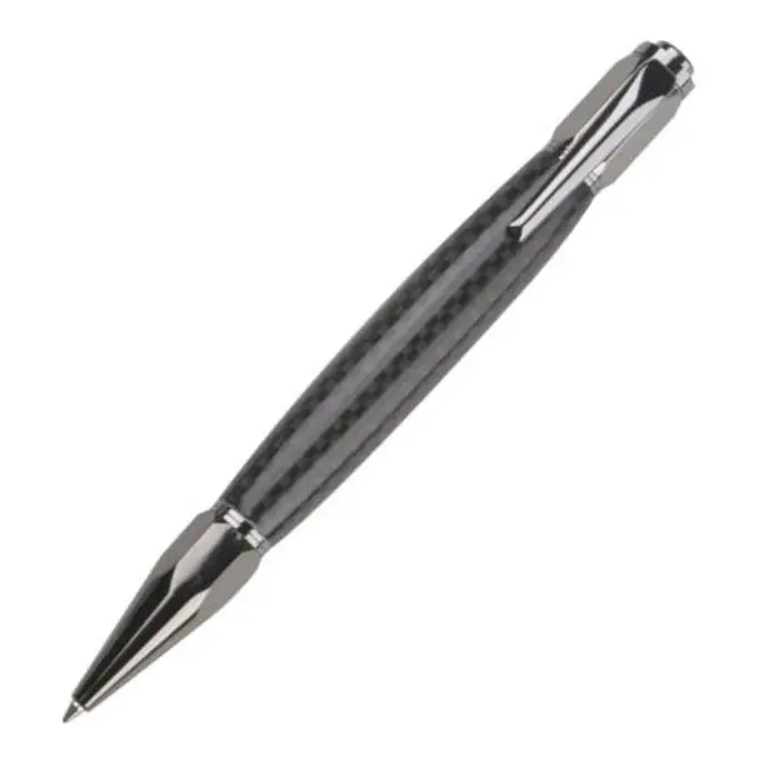 Mécanisme stylo bille à poussoir Ø 9,5 mm Gun métal · Bérénice