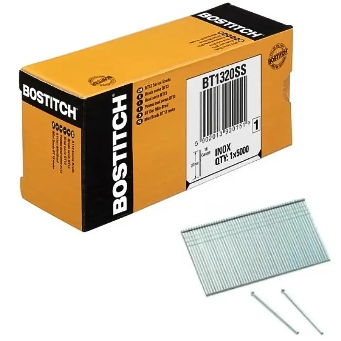Minibrad inox J18 20 mm - boîte 5000