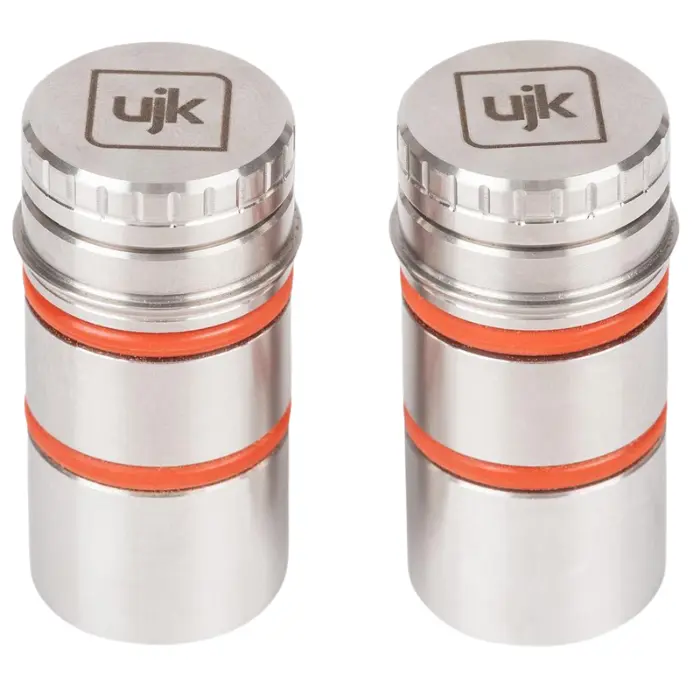 Butées expansibles inox 303 pour trous 20 mm, lot de 2