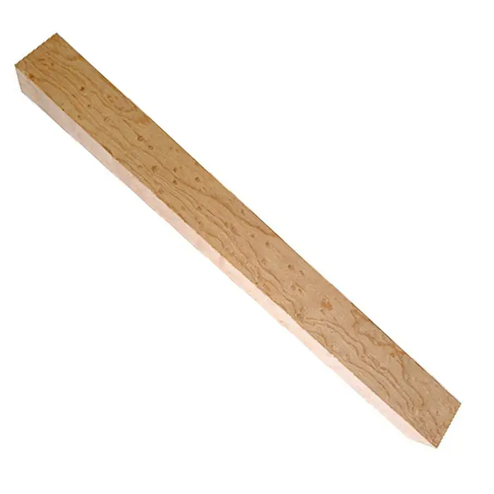 Carrelet Érable moucheté 20 × 20 × 200 mm
