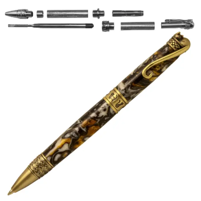 Mécanisme stylo à bille rotation 1/4 tour Ø10 mm · Charlie