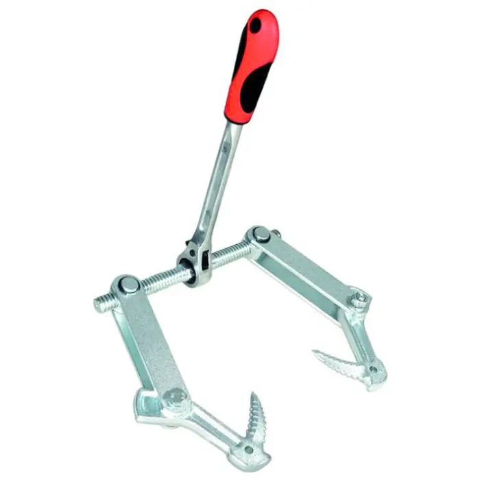 Clamot de charpentier à cliquet avec deux pointes à frapper