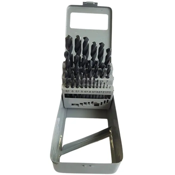 Coffret 25 forets HSS taillés meulés Ø 1-13 mm