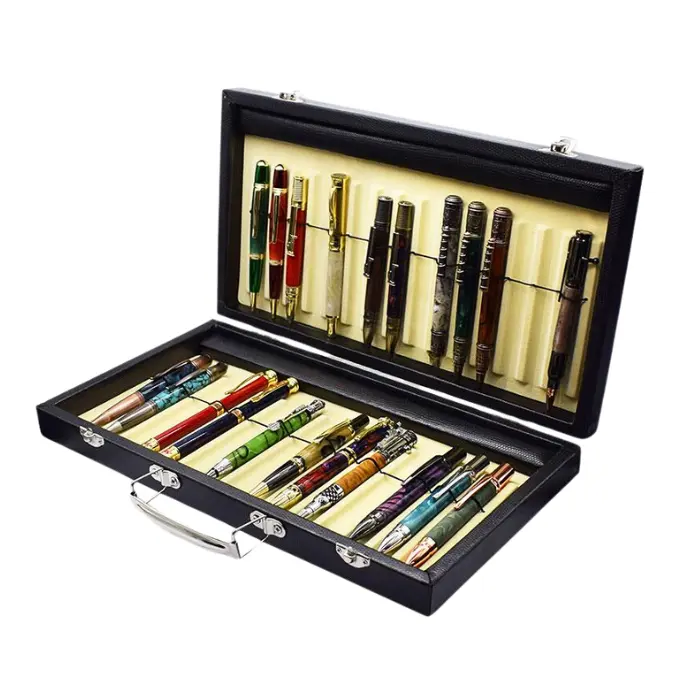 Coffret de présentation 30 stylos en simili
