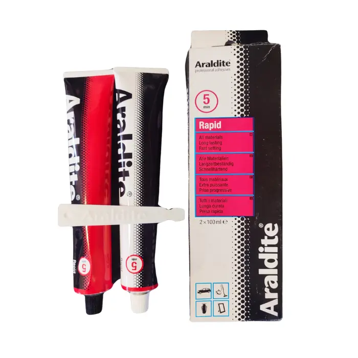 Colle époxy bi-composant rapide 2×100 ml