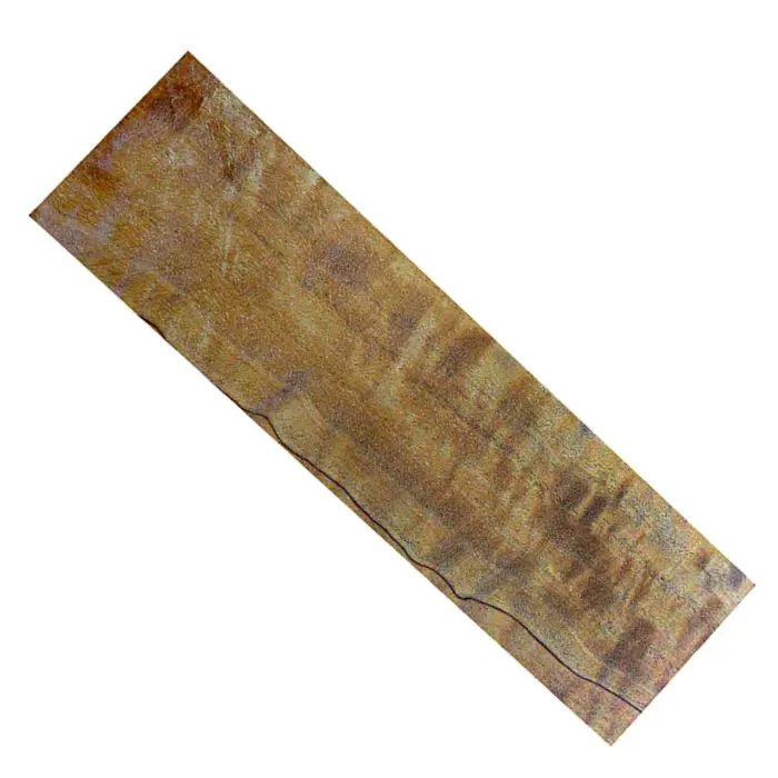 Ébauche de manche Citronnier de Ceylan ondé 28 x 40 x 140 mm