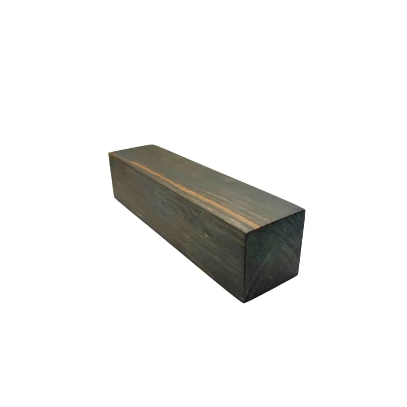 Ébauche de manche Ébène de Macassar 28 x 40 x 140 mm