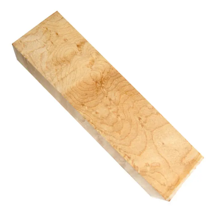 Ébauche de manche Érable moucheté 28 x 40 x 140 mm